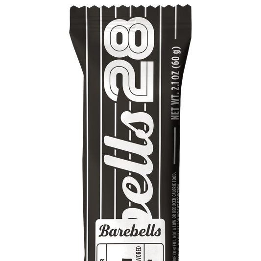 Barebells Cookie Captain protein bar in closed black packaging with white branding
