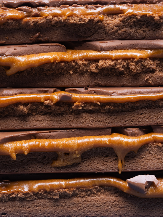 Barebells Caramel Choco Hover Background