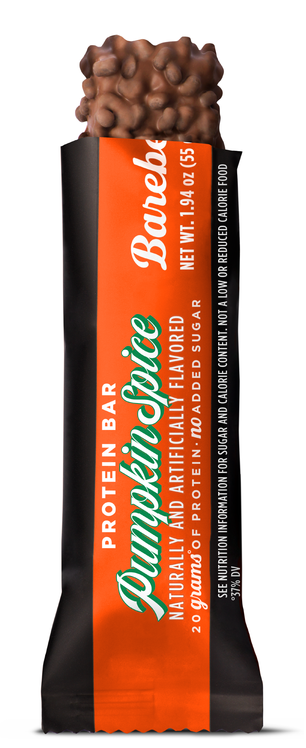 Barebells Pumpkin Spice Full Unwrapped