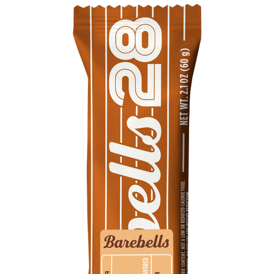 Barebells Choco Champ protein bar in closed brown wrapper with white branding