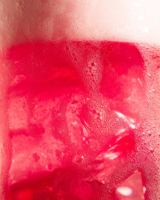 Barebells Protein Soda Sweet Cherry Hover Background