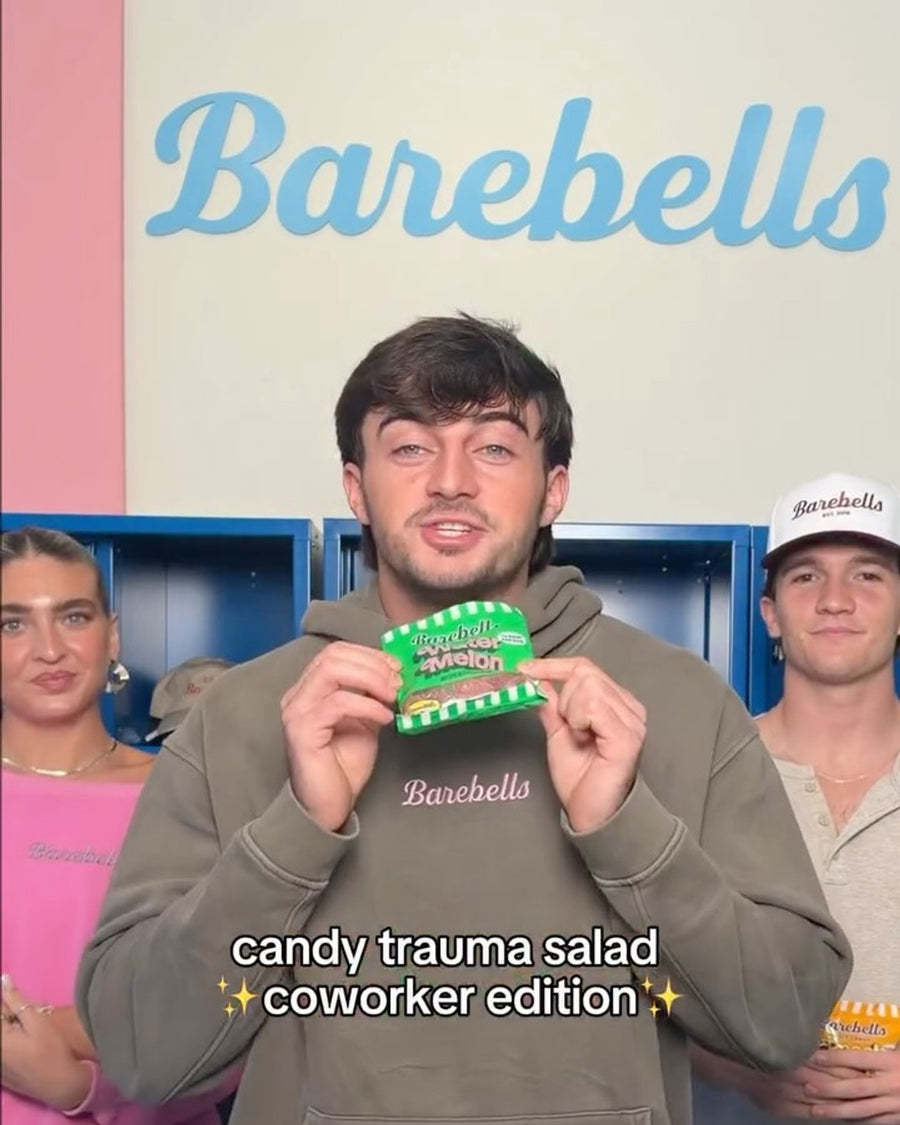 The team brought Barebells Soft Candy… and a little bit of trauma 😅🍬