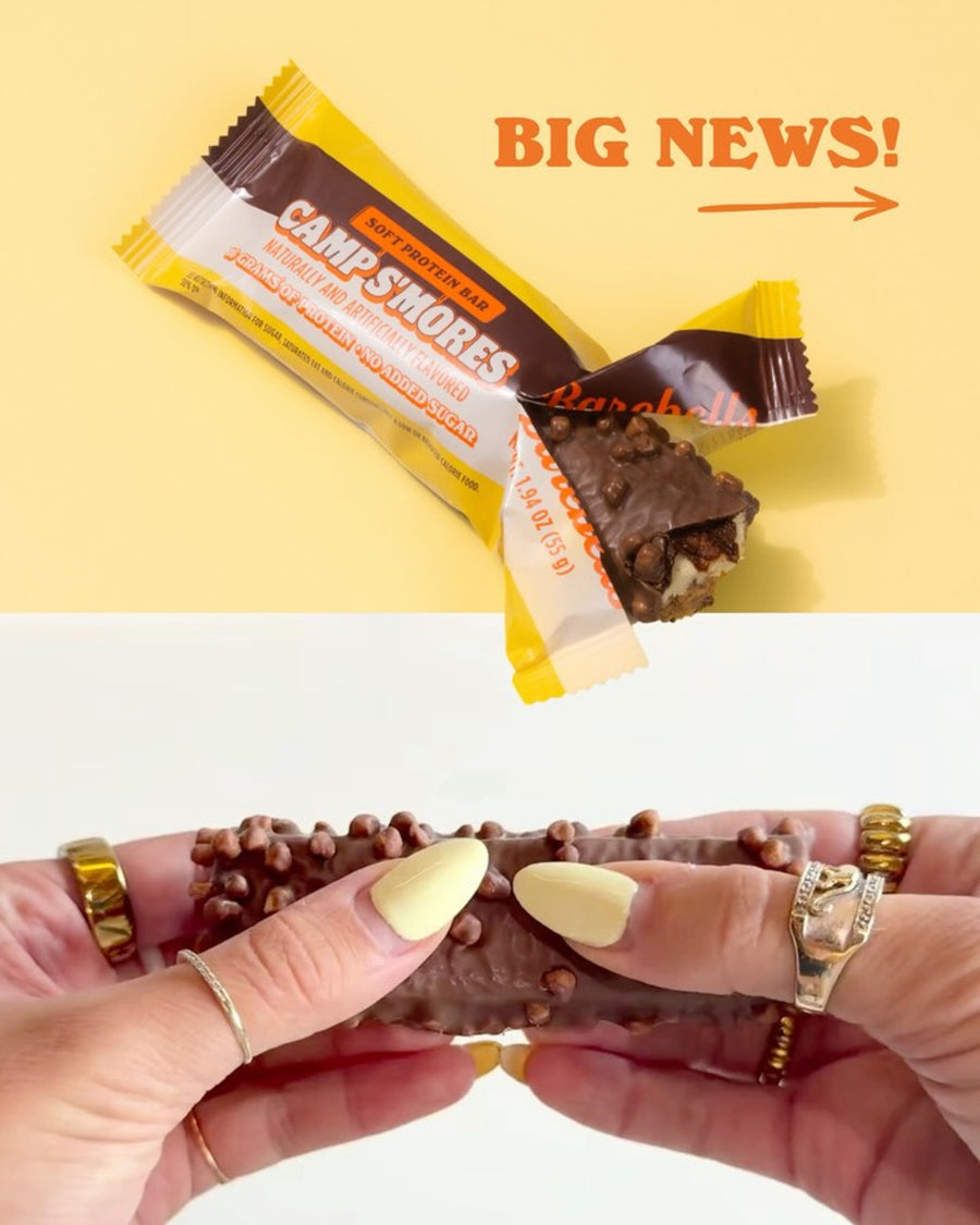 BIG NEWS! More places to find your favorite Camp S’mores 🔥🏕️ Now available on Barebells.com and at 7-Eleven. 

Because one place for s’mores was never enough 🤎