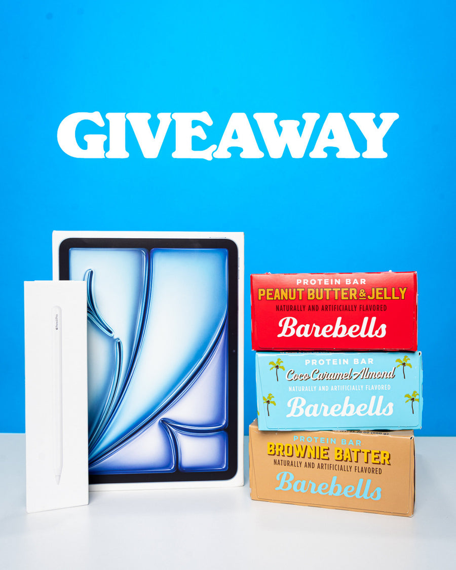 BACK TO SCHOOL GIVEAWAY TIME!!📚✏️🍫⁠
⁠
We're giving away an iPad Air, Apple Pencil, and 3 boxes of Barebells fan favorite flavors! Here's how to enter: ⁠
⁠
⭐️follow @barebells.usa⁠
⭐️tag your bestie⁠
⭐️comment your must have back to school essential⁠
⁠
NO PURCHASE NECESSARY. US ONLY. GIVEAWAY ENDS 9/15/2026.⁠