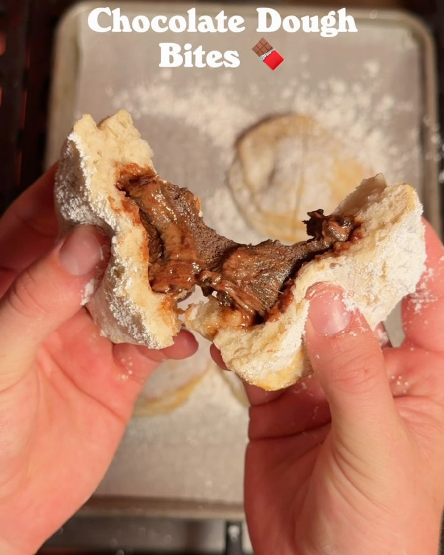 We doubled down on the dough and it did not disappoint 😏🍫