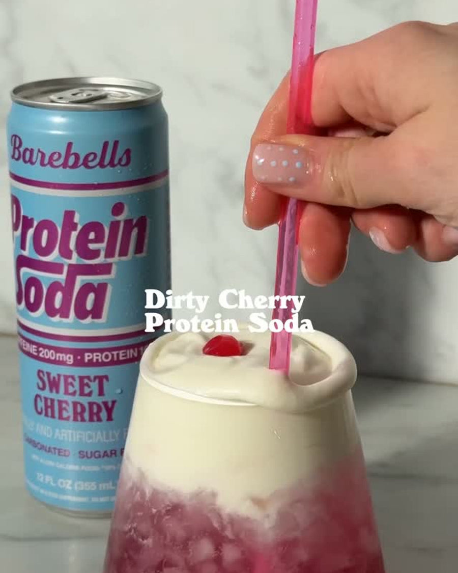 Did someone order a protein-packed dirty cherry soda? We've got just the thing 🍒⁠
⁠