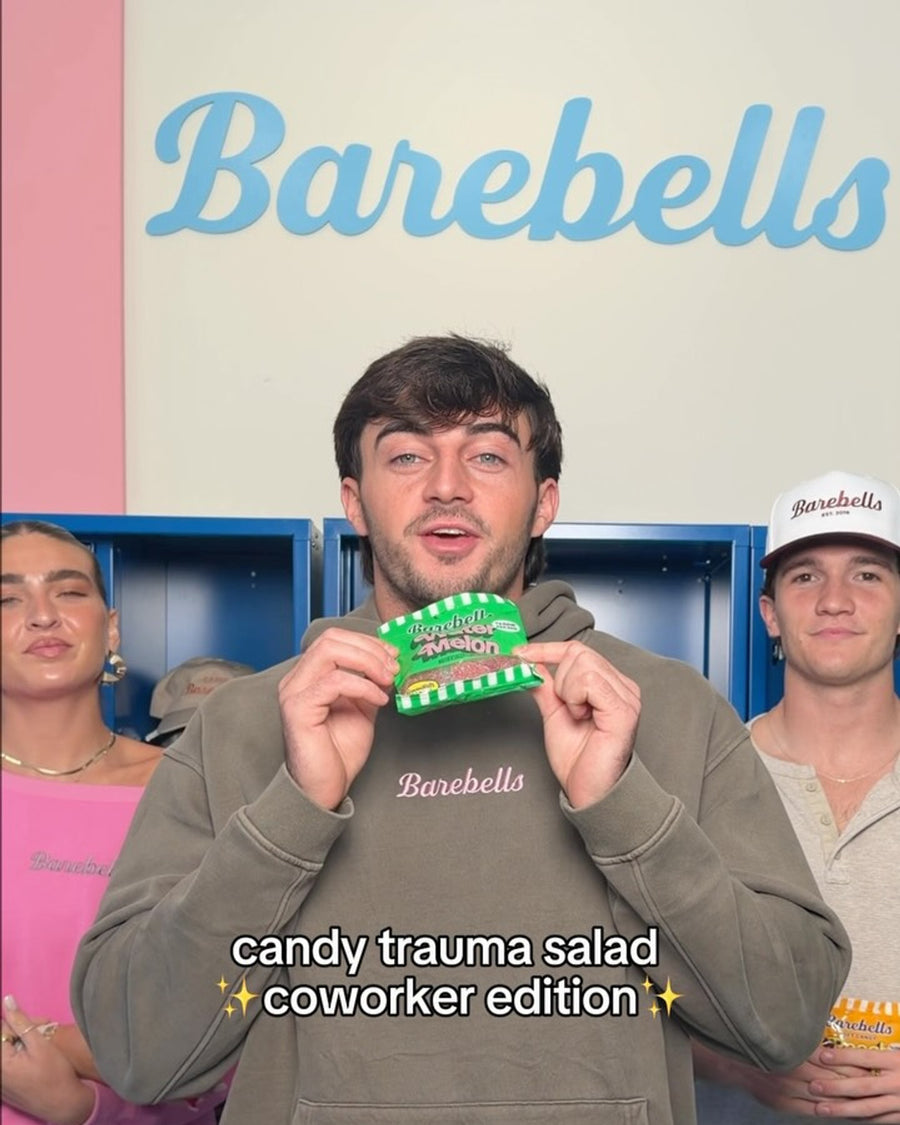 The team brought Barebells Soft Candy… and a little bit of trauma 😅🍬