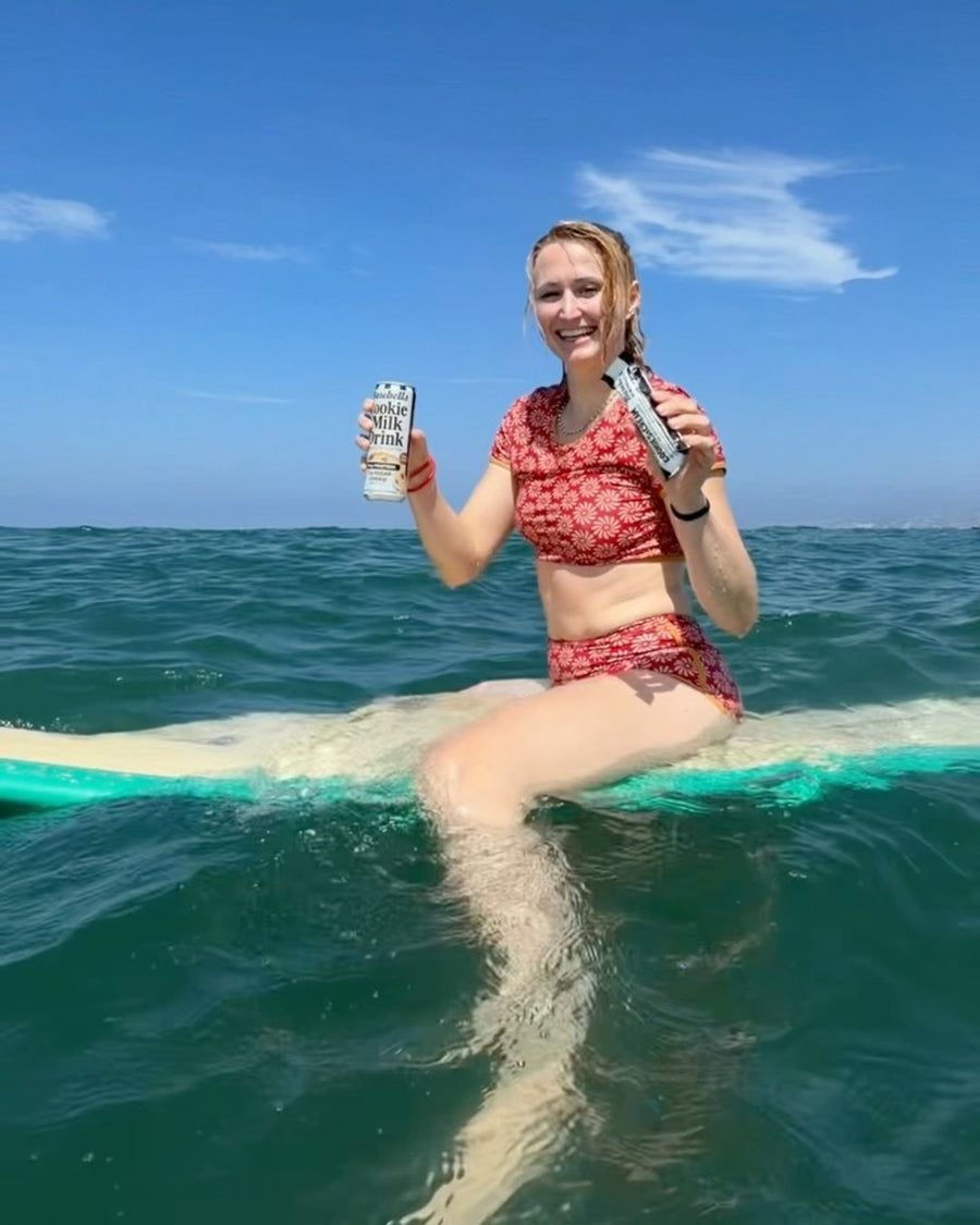 Obviously they all wanted to hit their protein goals after that 🌊🏄‍♀️ The best day hanging with @grlswirl in Venice!