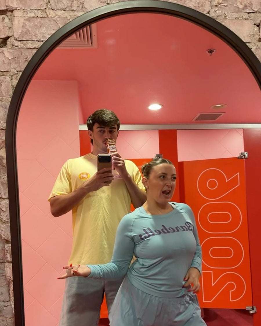 POV: You find your personal tripod 🥤🤝