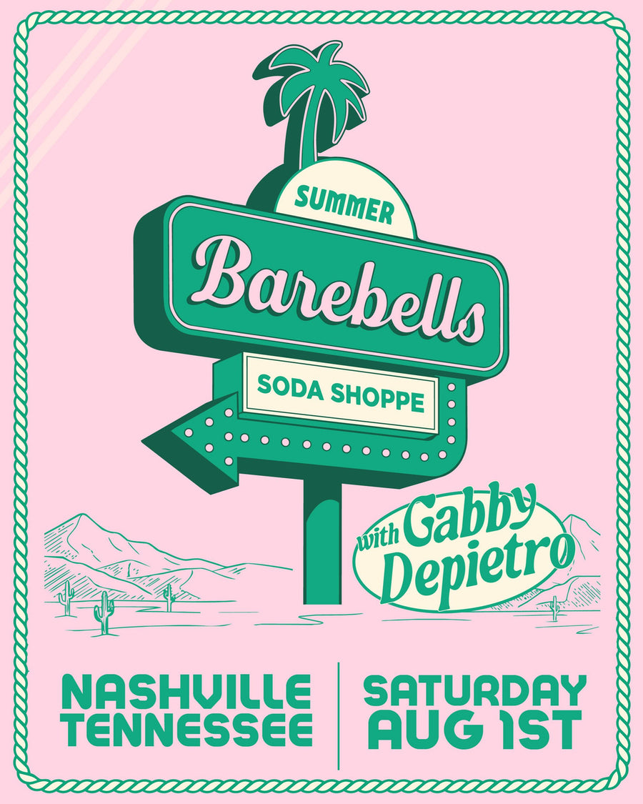 Clear your weekend plans… Barebells Summer Soda Shoppe is coming to NASHVILLE! 🥤🏃‍♂️🤠

Join us & @gabbydepietro this Saturday for some dirty sodas, light bites, exclusive goodies, and immaculate vibes ✨

For those that want some movement, the 5k will begin at 10:30am at Playground! 

Doors open at 11am. Link to RVSP in our bio 🎟️
SEE YOU THERE 🤩