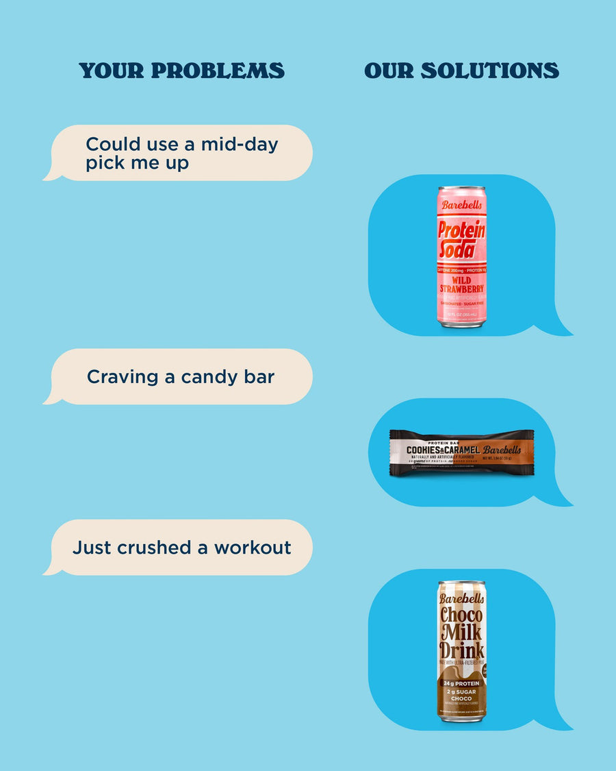 Consider your problems solved with Barebells🍫✨