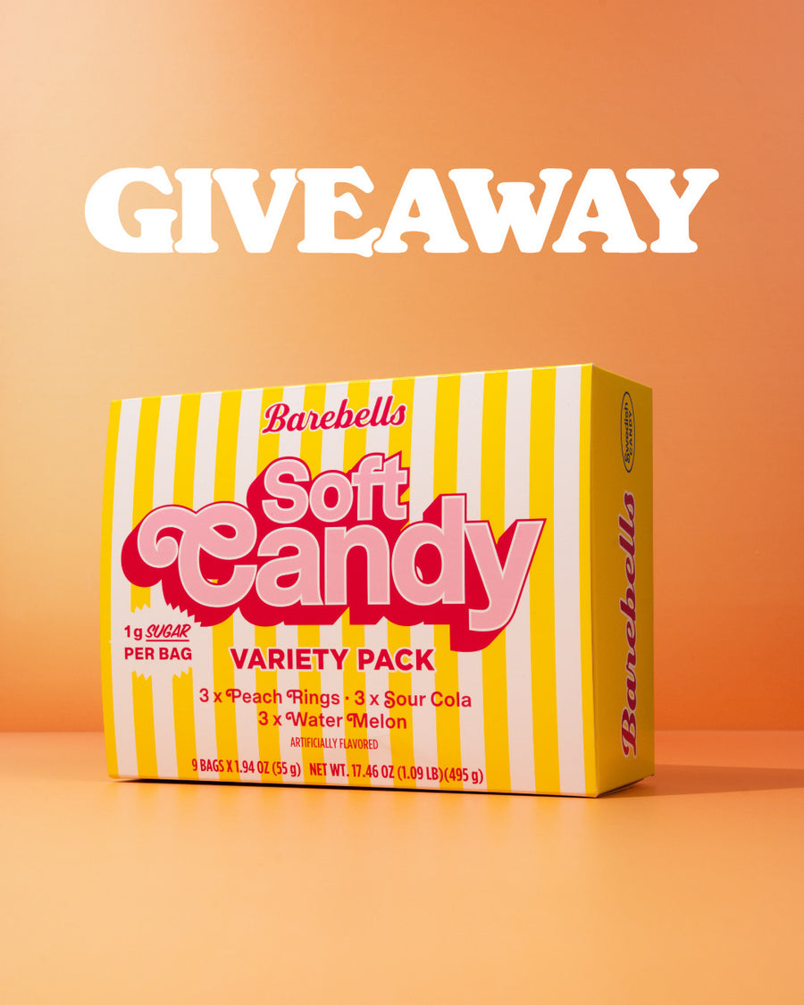 CANDY GIVEAWAY ALERT‼️⁠
⁠
We're giving away 3 boxes of our SOLD OUT Soft Candy Variety Boxes to 3 lucky winners🤩 Here's what you need to do to win: ⁠
⁠
🍬follow @barebells.usa⁠
🍬comment below your dream candy flavor⁠
🍬tag your friends for extra entries⁠
⁠
NO PURCHASE NECESSARY. US ONLY. GIVEAWAY ENDS 6/25/2026.
