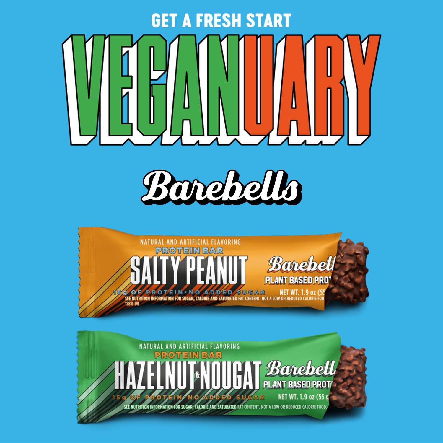 Celebrate Veganuary With Barebells Plant Based Bars