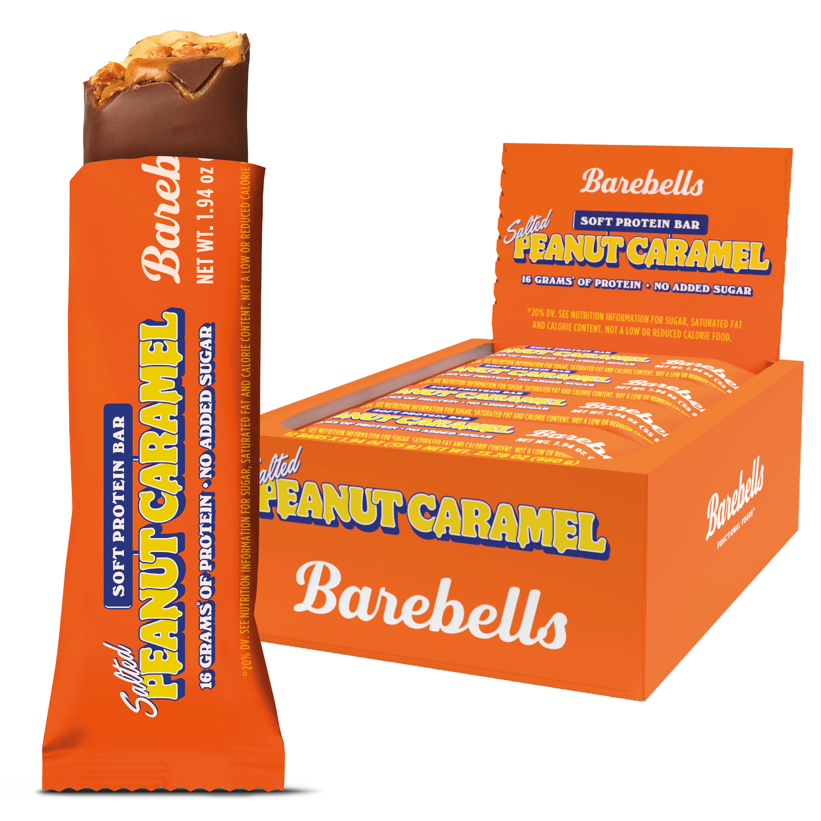 Barebells Protein Bars Caramel Cashew - 12 Count, 1.9oz Bars - Protein  Snacks with 20g of High Protein