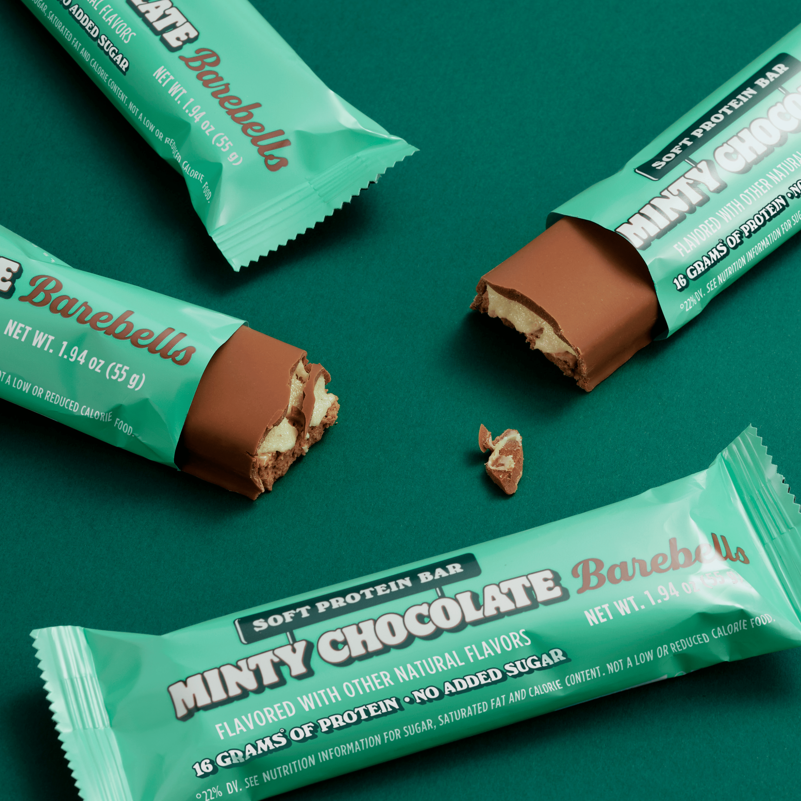 Minty Chocolate Barebells Soft Protein Bar launches in America