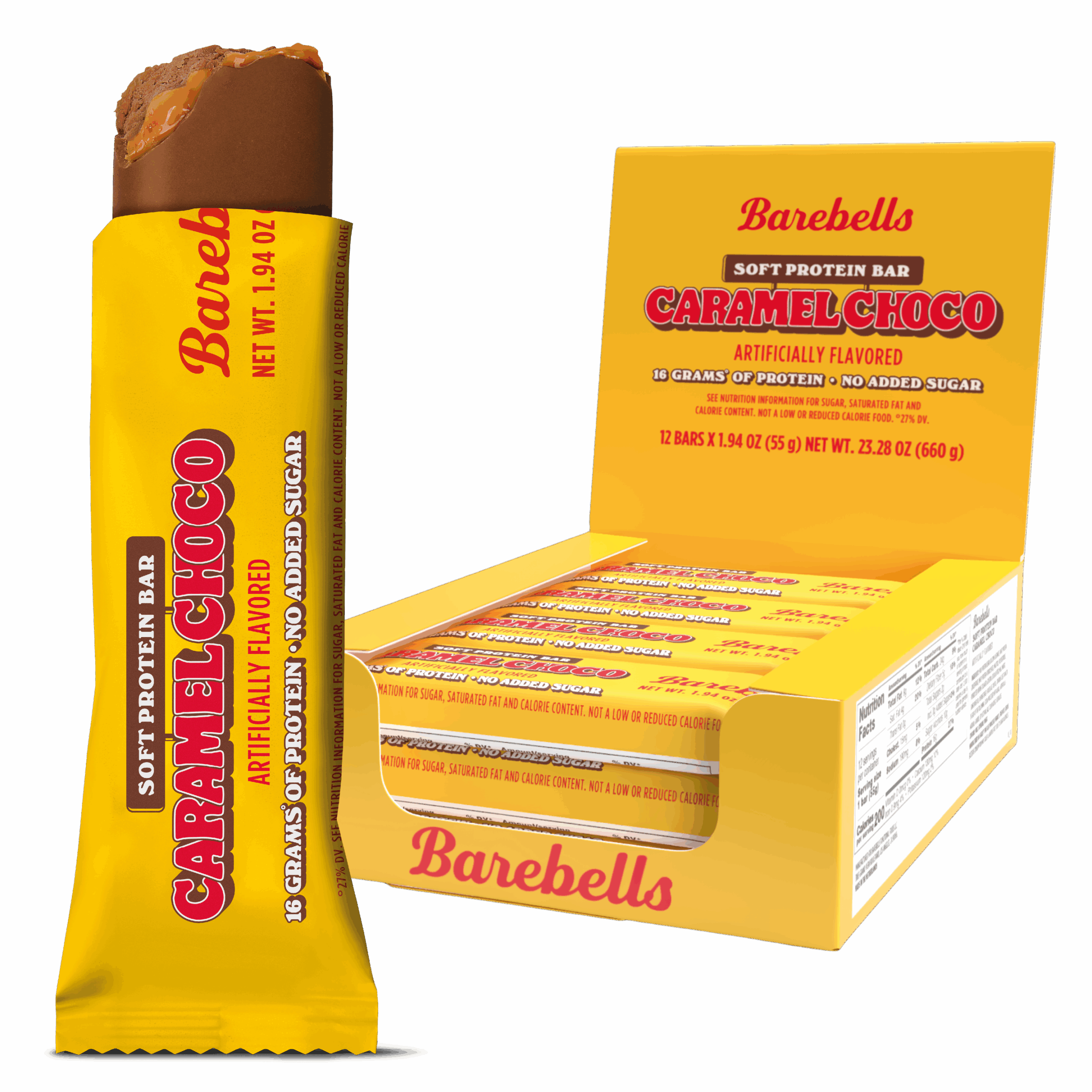 Barebells Protein bars caramel choco soft bars