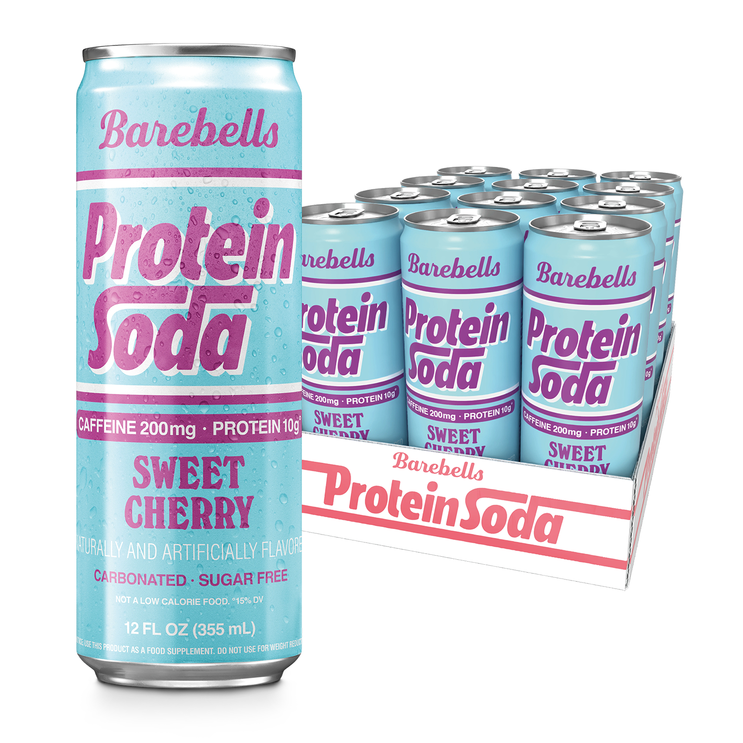 Barebells Protein Soda Sweet Cherry